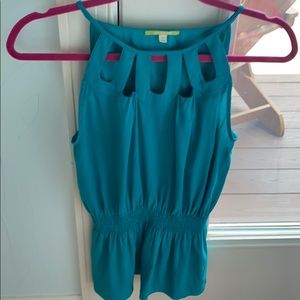 Turquoise blouse